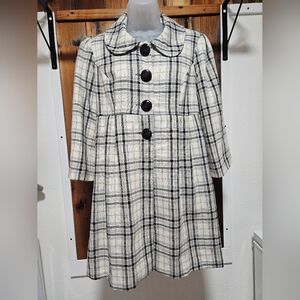 Plaid Women's Jacket with Black Accents